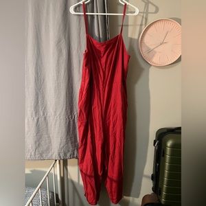 Rust/red coloured jumpsuit